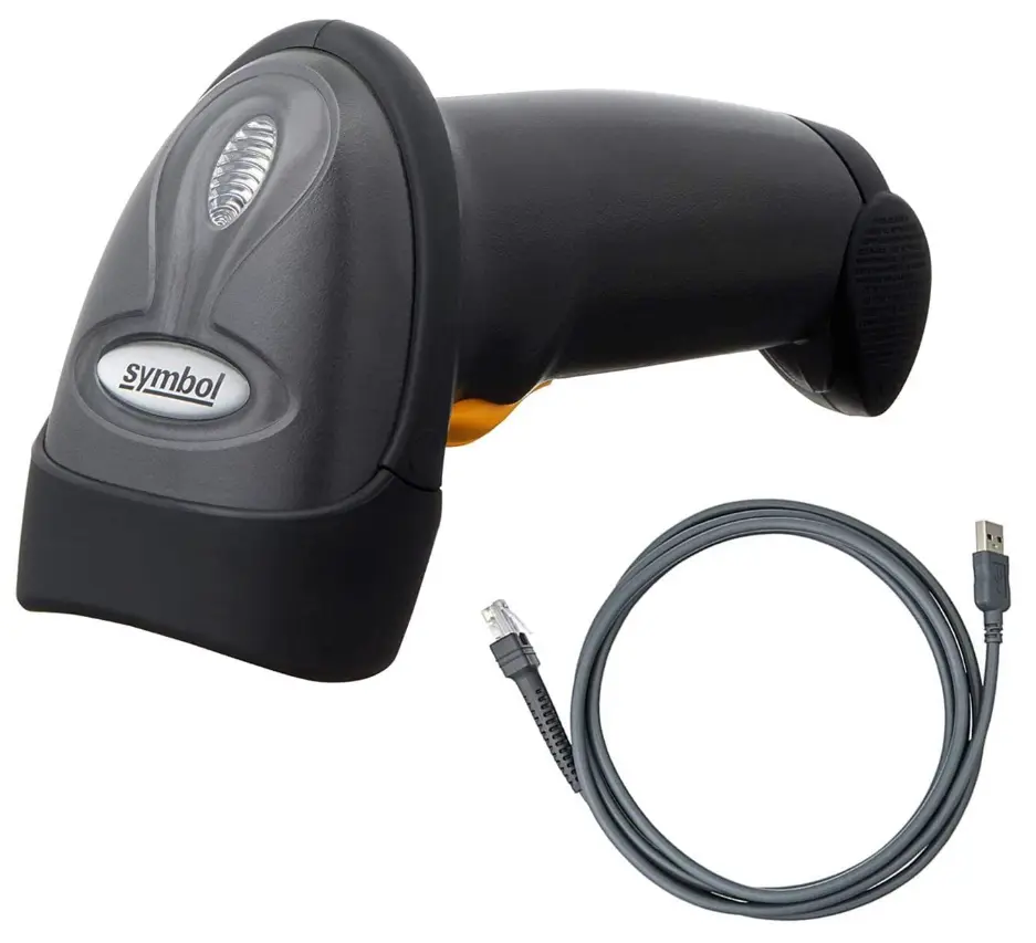 Laser Barcode Scanner, Symbol, Black | sgwebstore